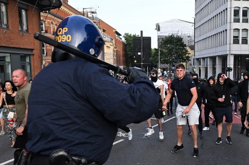 Violent UK Protests. Photo : AFP