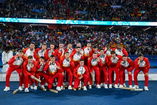 Spain beat Olympics hosts France 5-3 to win gold in men football. (photo : AFP)