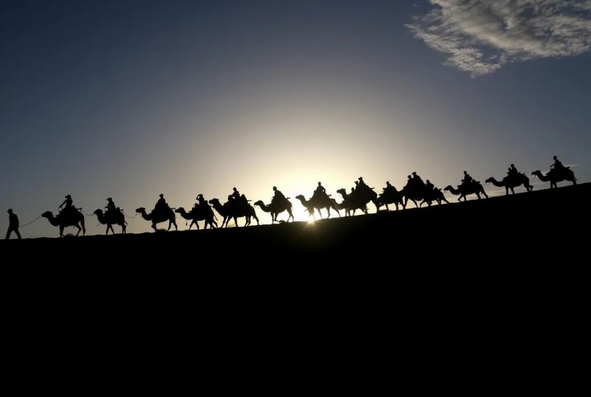 Dunhuang, Province Gansu,China. (photo : ANTARA/Xinhua/Zhang Xiaoliang)