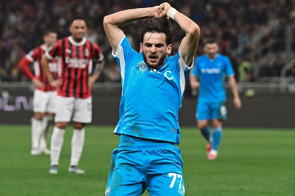 AC Milan Vs Napoli. (photo : AFP)