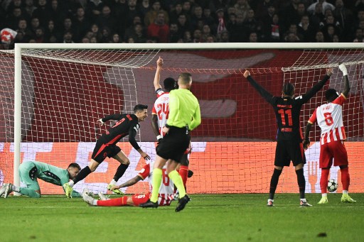  Barcelona vs Red Star Belgrade. Photo : AFP