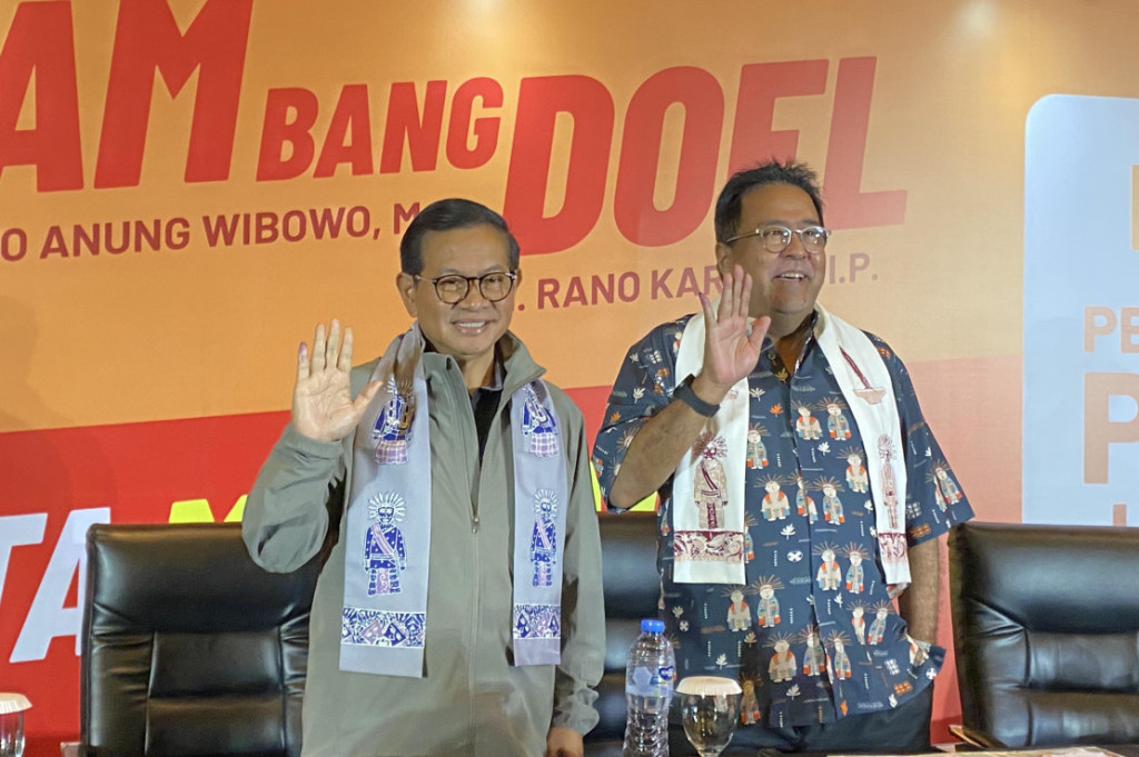 Pramono Anung-Rano Karno. Photo : medcom.id