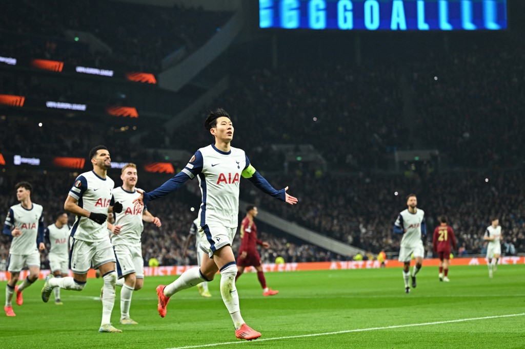 AS Roma vs Tottenham Hotspur. Photo : AFP