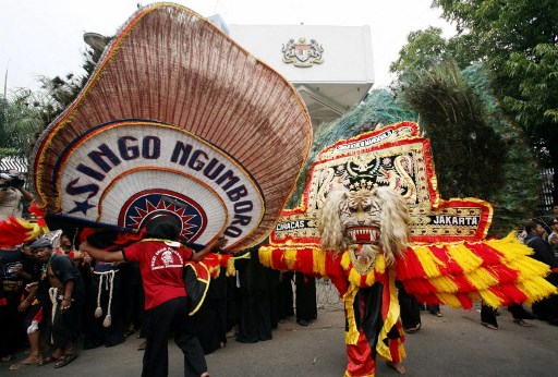 Reog Ponorogo. Photo : AFP
