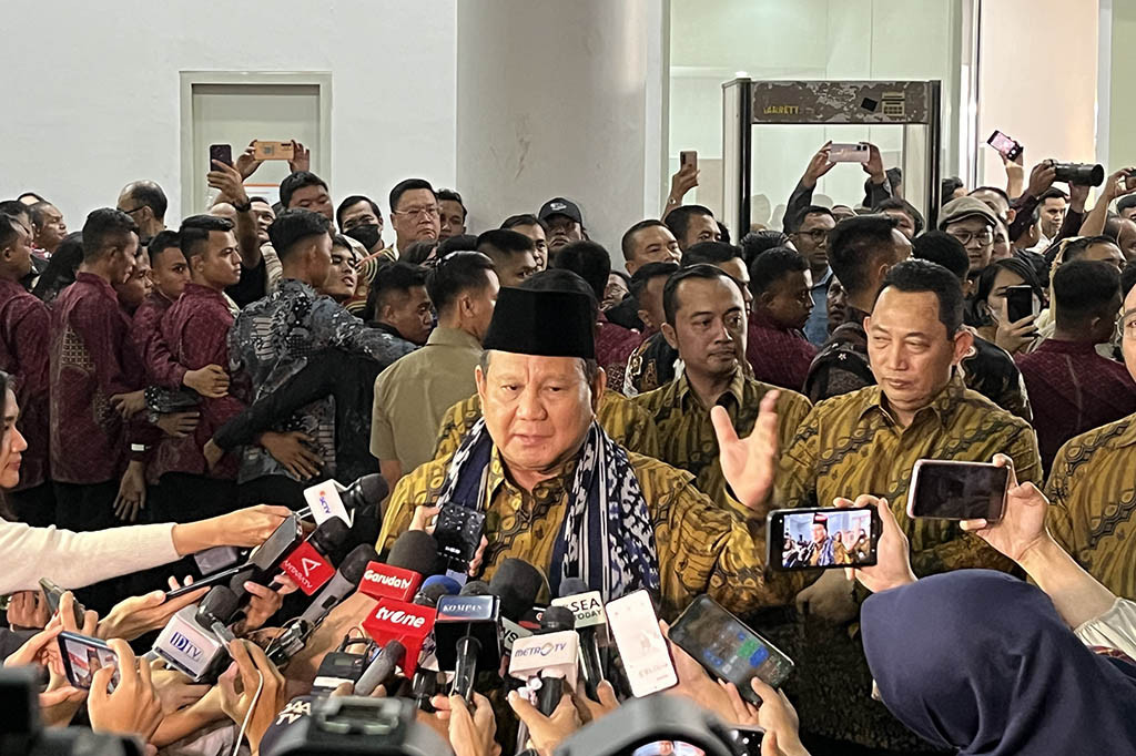 President Prabowo Subianto. (photo : Medcom.id)