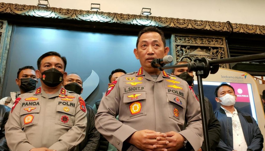 Indonesia National Police Chief, General Listyo Sigit Prabowo.