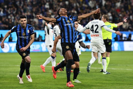 Inter Milan Vs Atalanta. AFP PHOTO/Fadel Senna 