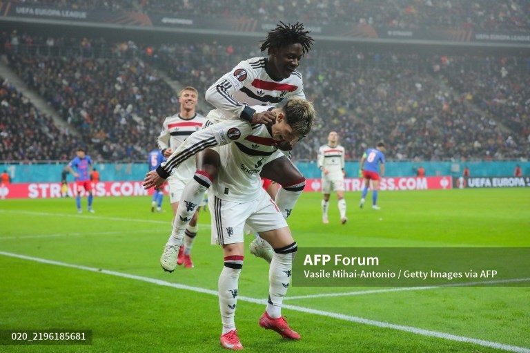 Steaua Bucharest Vs MU. Photo : AFP