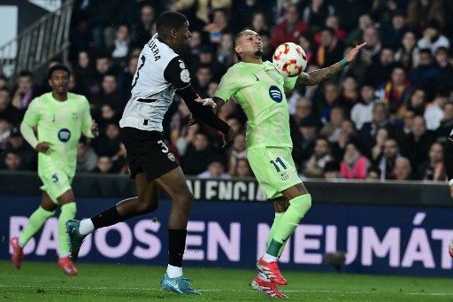 Valencia vs Barcelona. AFP PHOTO/Jose Jordan