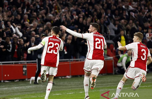 Ajax Amsterdam vs Bodo Glimt. Photo : ANTARA/AFP/MAURICE VAN STEEN/pri. 