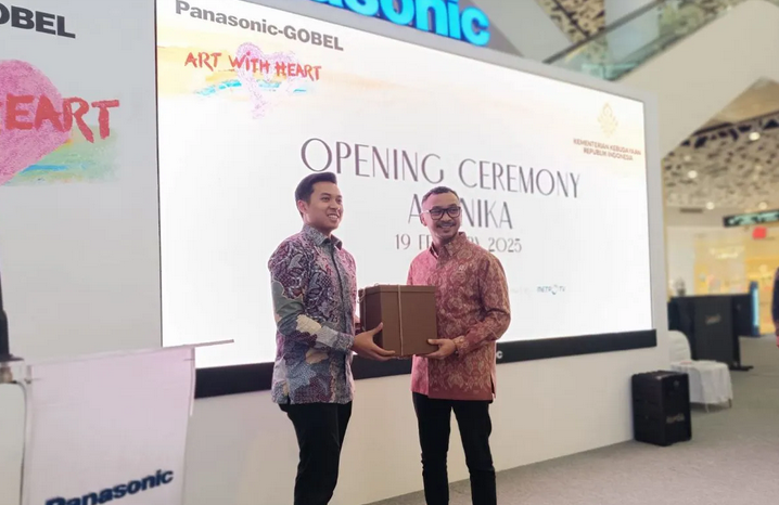 Opening Ceremony of Panasonic-GOBEL Art Charity. (ANTARA/HO-Panasonic Indonesia)