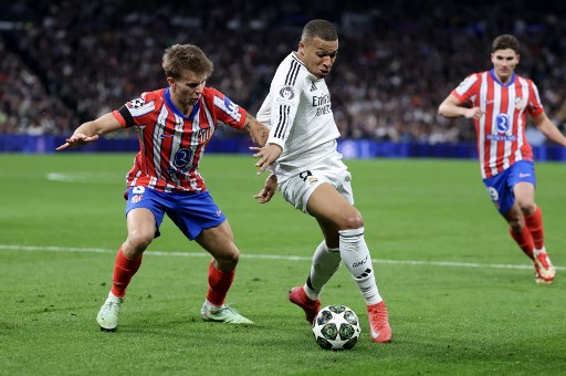 Real Madrid vs Atletico Madrid. Photo : AFP