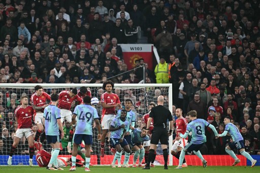 Arsenal vs Manchester United. Photo : AFP
