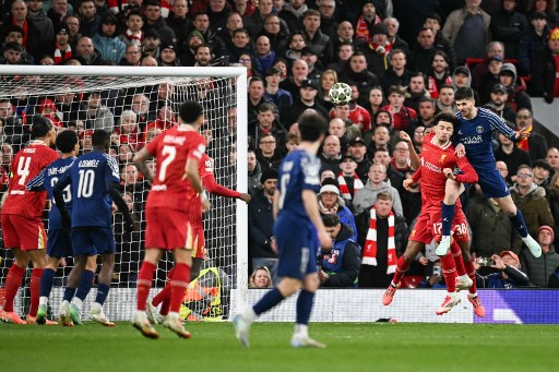 Liverpool vs Paris Saint-Germain. Photo : AFP