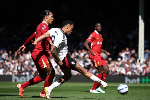 Liverpool vs Fulham. Photo : AFP
