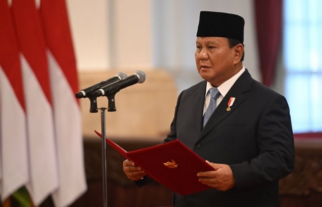 President Prabowo Subianto. (photo : ANTARA)