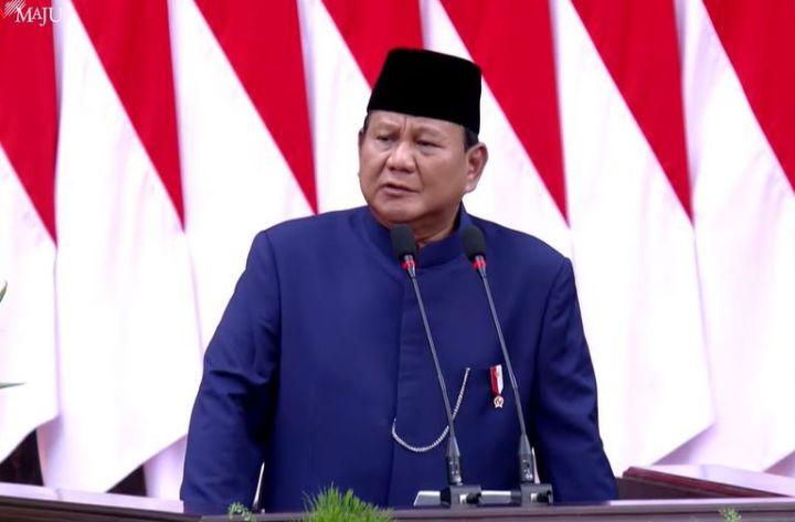 President Prabowo Subianto. (photo : Metro TV)
