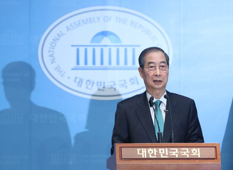 Han Duck-soo. (Photo : Xinhua)