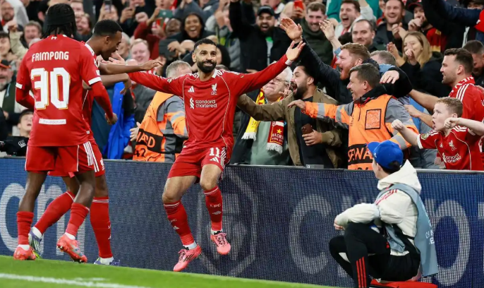 利物浦vs马竞。资料图片：百家号/护球出线