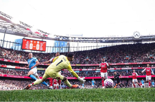 阿森纳vs曼城。资料图片：英超X平台