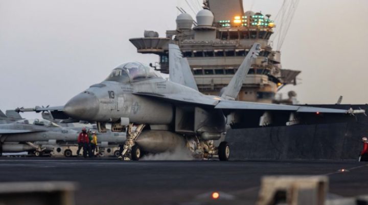 美国战机。资料图片：美国海军