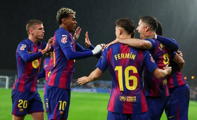 巴萨vs塞尔塔。图片：百家号/足球的快乐