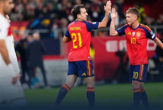 西班牙vs土耳其。图片：直播吧