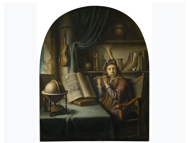 《吹笛者》。资料图片：lot-art.com