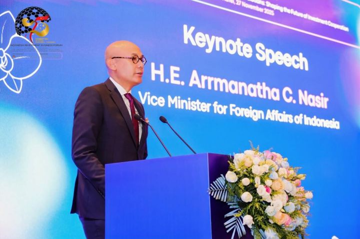 外交部副部长阿曼纳塔。资料图片：印尼外交部