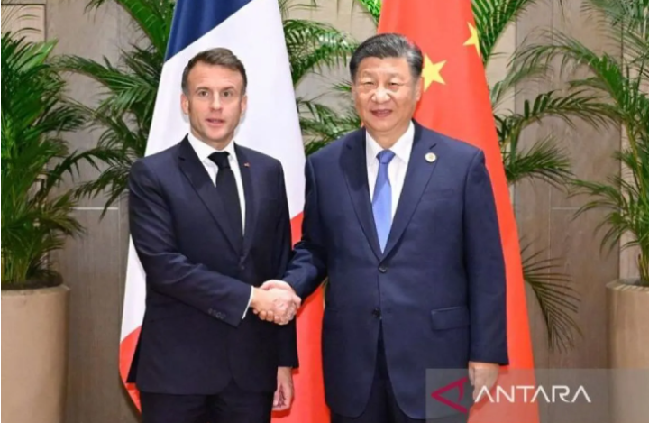 习近平同马克龙举行会谈