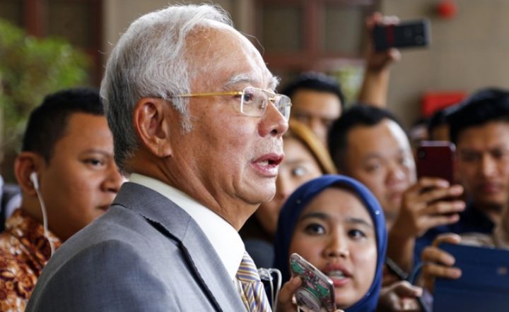 马来西亚前总理纳吉布。图片：阿纳多卢通讯社