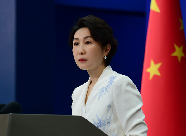 中国外交部发言人毛宁。图片：中国外交部