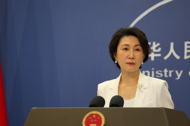 中国外交部发言人毛宁。图片：安塔拉通讯社