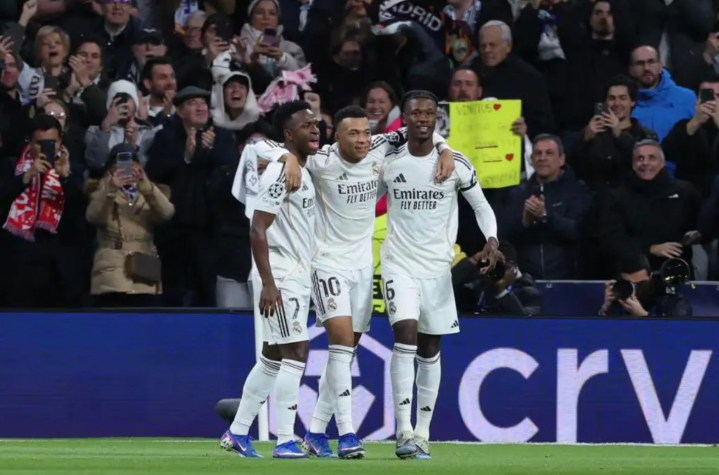 欧冠：皇马6-1完胜摩纳哥 