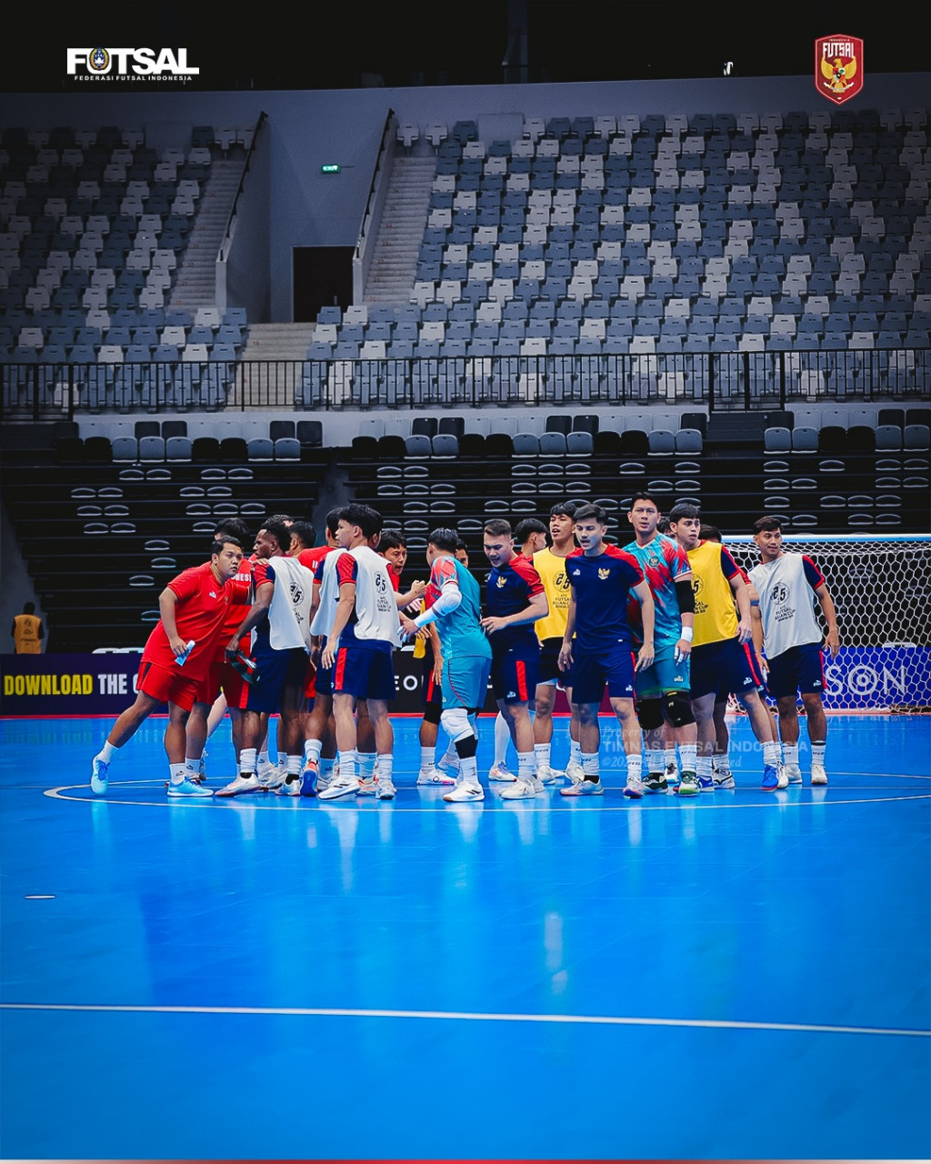 印尼国家室内五人制足球队。图片：Instagram