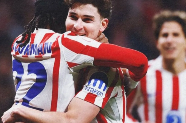 马竞vs巴萨。图片：马竞官网