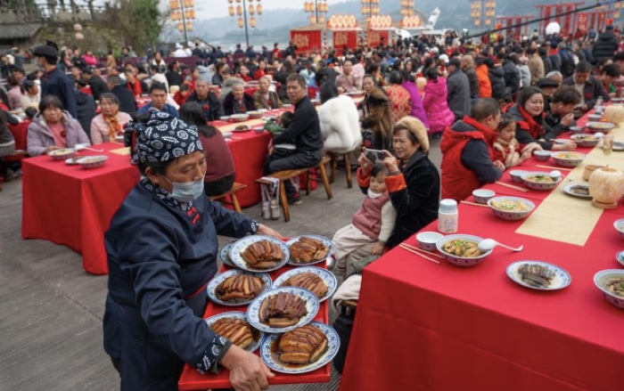 中国春节。资料图片：新华社