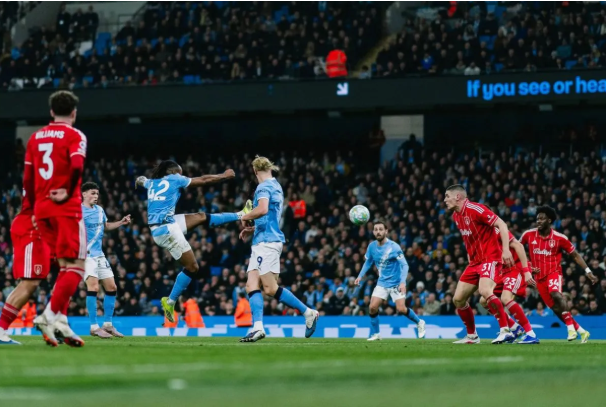 曼城vs诺丁汉森林。图片：曼城官网