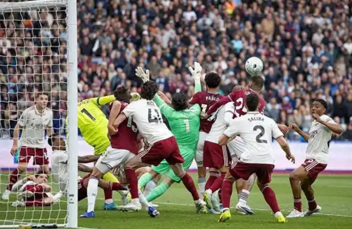 英超：阿森纳1-0西汉姆联 