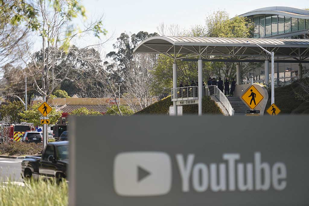 美国 YouTube 总部发生枪击案      女嫌犯在内已致 1 死 4 伤      