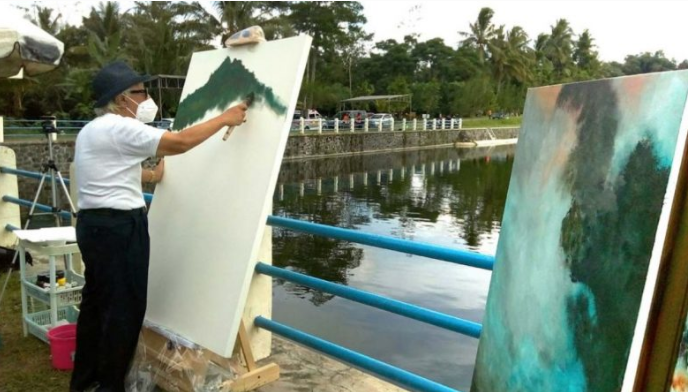 国内知名华裔艺术家马永强日前举行线上绘画拍卖慈善活动