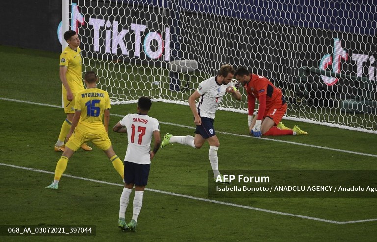 欧洲杯 ：丹麦、英格兰打进半决赛