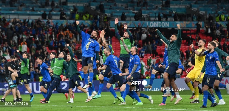 欧洲杯 ：意大利点球4-2淘汰西班牙杀进决赛