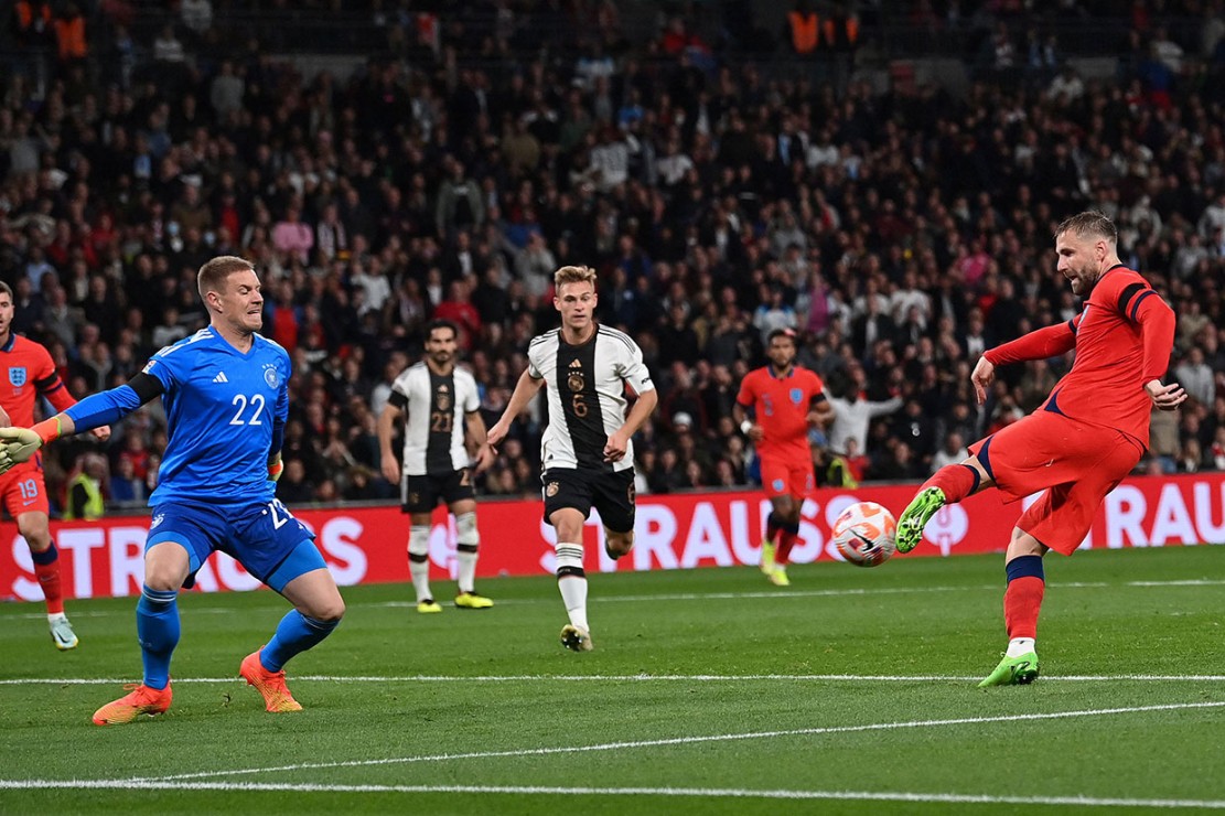 欧国联：英格兰憾平德国、意大利胜匈牙利