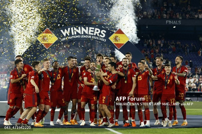 欧国联：西班牙点球大战胜克罗地亚夺冠 