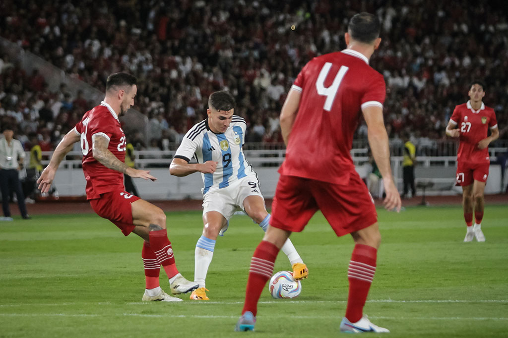 友谊赛：印尼队0-2不敌阿根廷队 