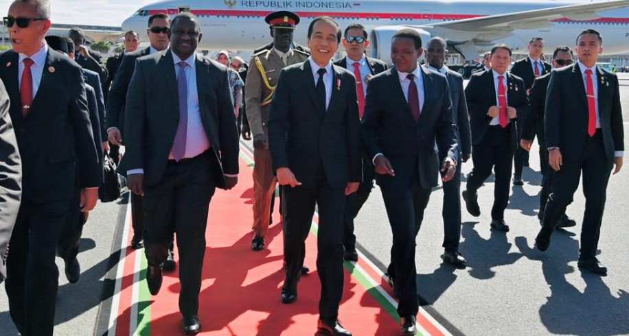 佐科威总统开启首访非洲之行 