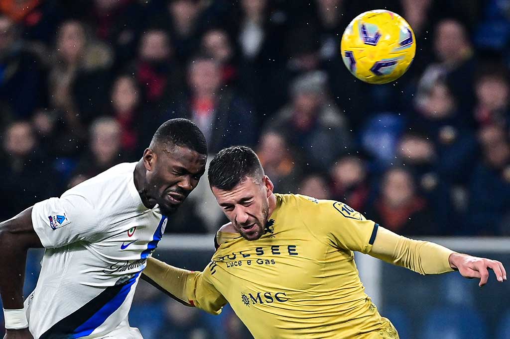 意甲：国际米兰1-1热那亚 