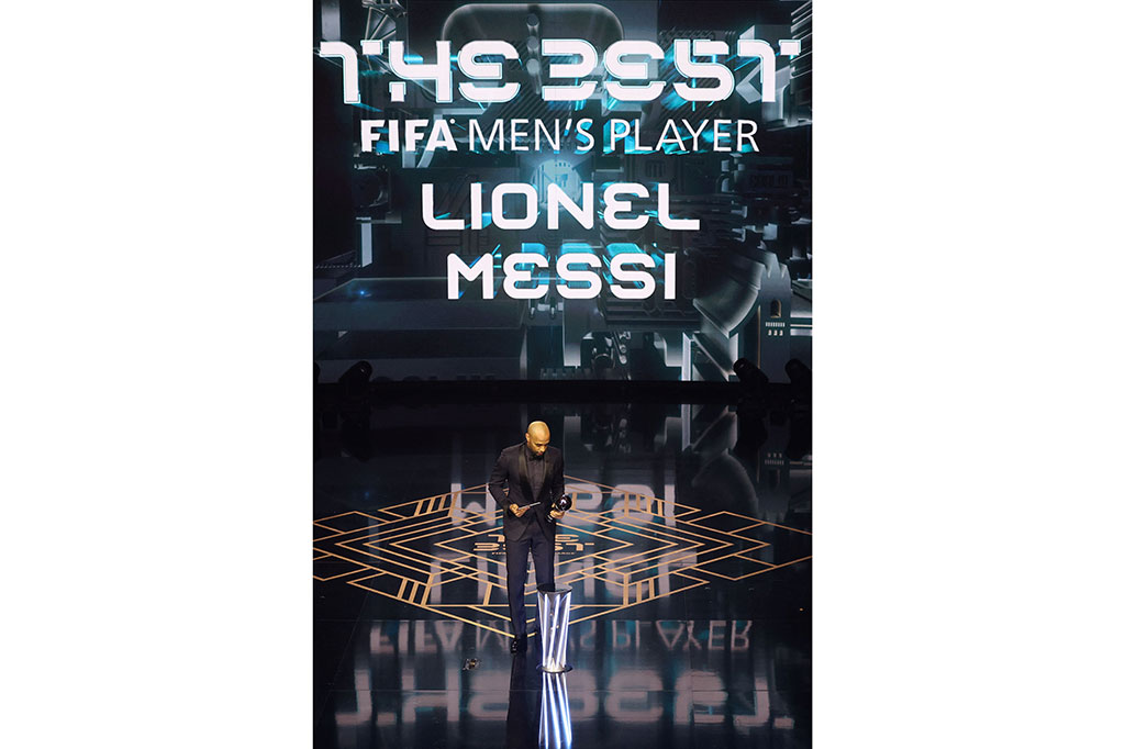 外媒：梅西当选2023年世界足球先生