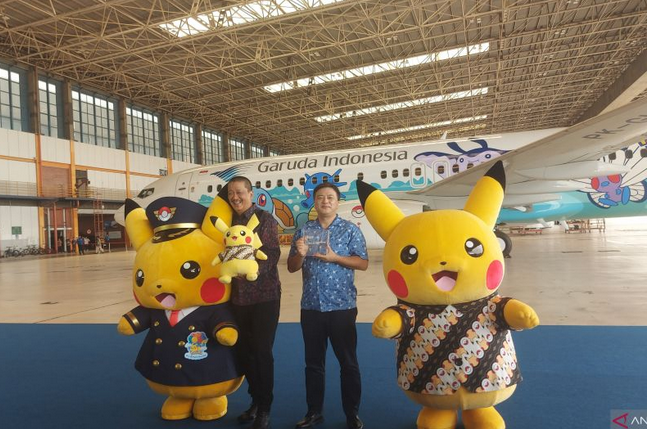 印尼鹰航推出“皮卡丘”客机  